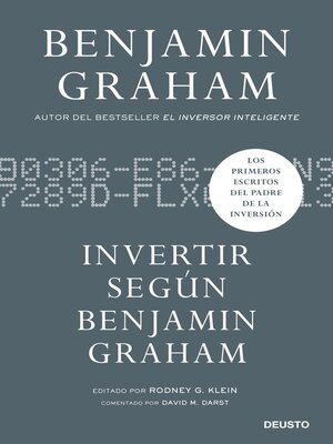 cover image of Invertir según Benjamin Graham